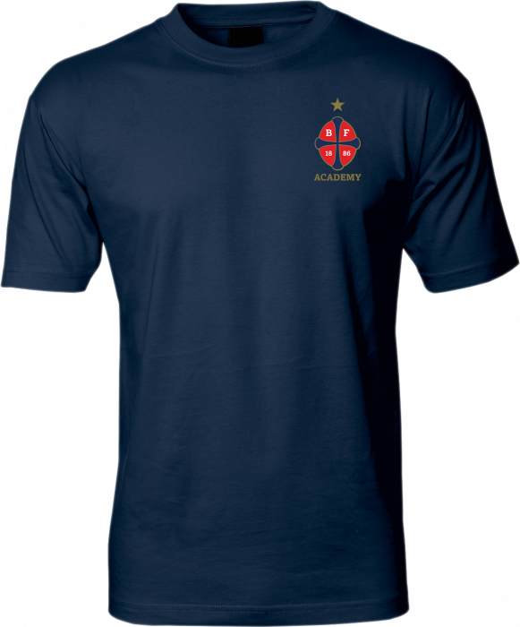 Clique - Bk Frem Academy Bomulds T-Shirt Voksen - Dark Navy